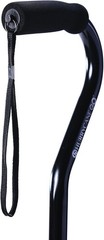 Go HCANE-BK-G2 Walking Stick with T Handle, Black