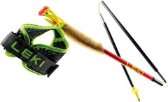 LEKI Ultratrail FX ONE superlite trail run carbon poles shark frame strap 115 cm