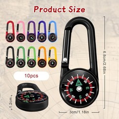 Navigation Compass, Multifunctional Hiking Compass, Waterproof Pocket Compass…