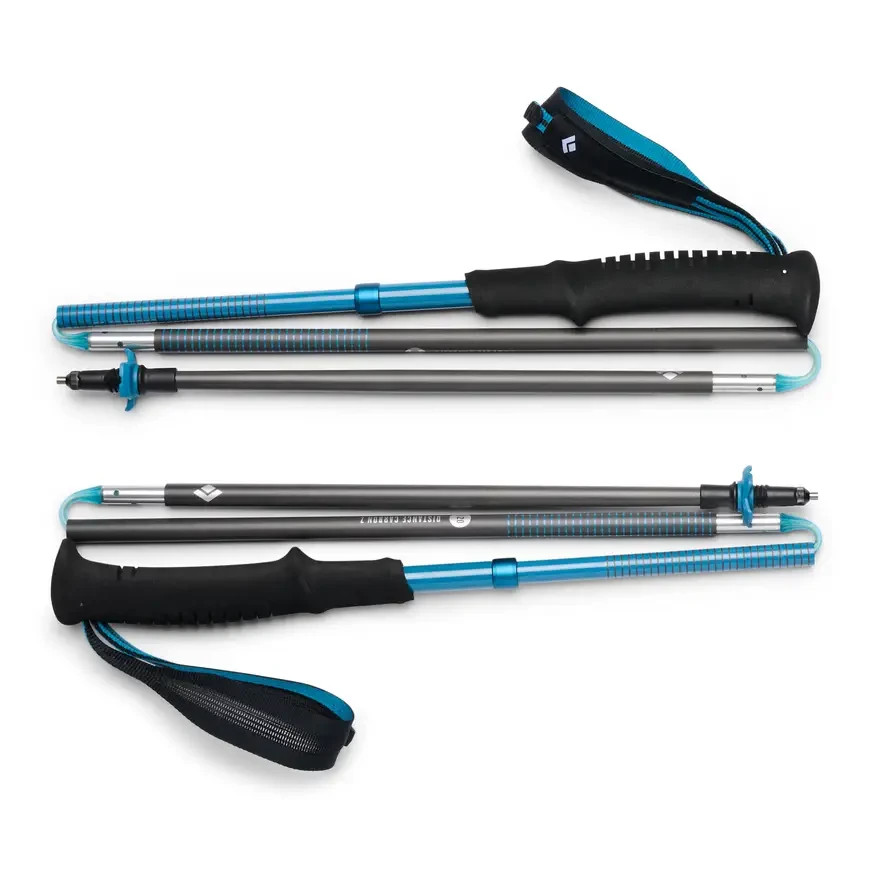 Black Diamond Distance Carbon Z Trekking Poles 130 cm – 5.2 oz Color Desert Sky