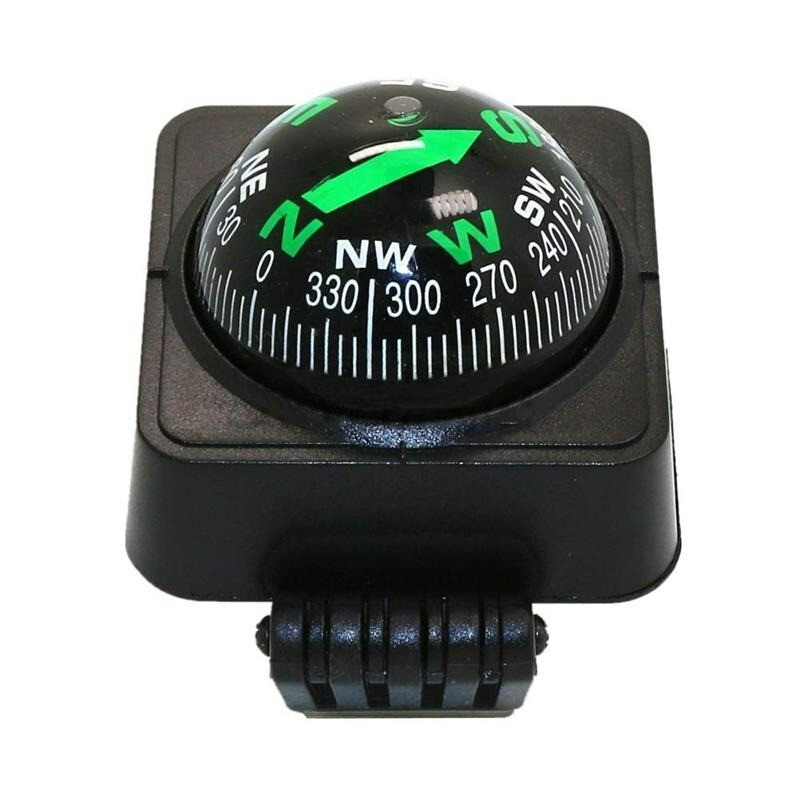 Car Compass Adjustable Navigation Dashboard Cycling Hiking Direction Ball New