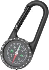 Carabiner Clip On Compass Hiking,Mini Compass,DC40T Zinc Alloy Portable Carab…