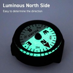 Waterproof Micro Compass Series/Watchband or EDC or with mini Whistle or with Wh
