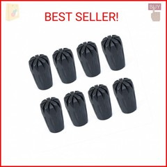 ANIUHL 8 Piece Rubber Trekking Pole Tips Hiking Walking Sticks Caps Ends Replace