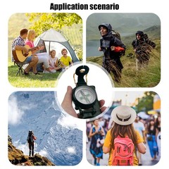 Compass Outdoor Aluminum Alloy Material Suitable for Hunting, Hiking U…