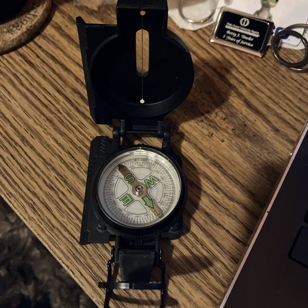 Pocket Army Military Style Compass for Camping Hiking Survival