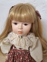 Artist doll porcelain doll 42 cm collector rarity Vintage