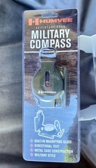 HUMVEE Military Compass HMV-COMPASS-OD Olive Drab Metal Case New in Box