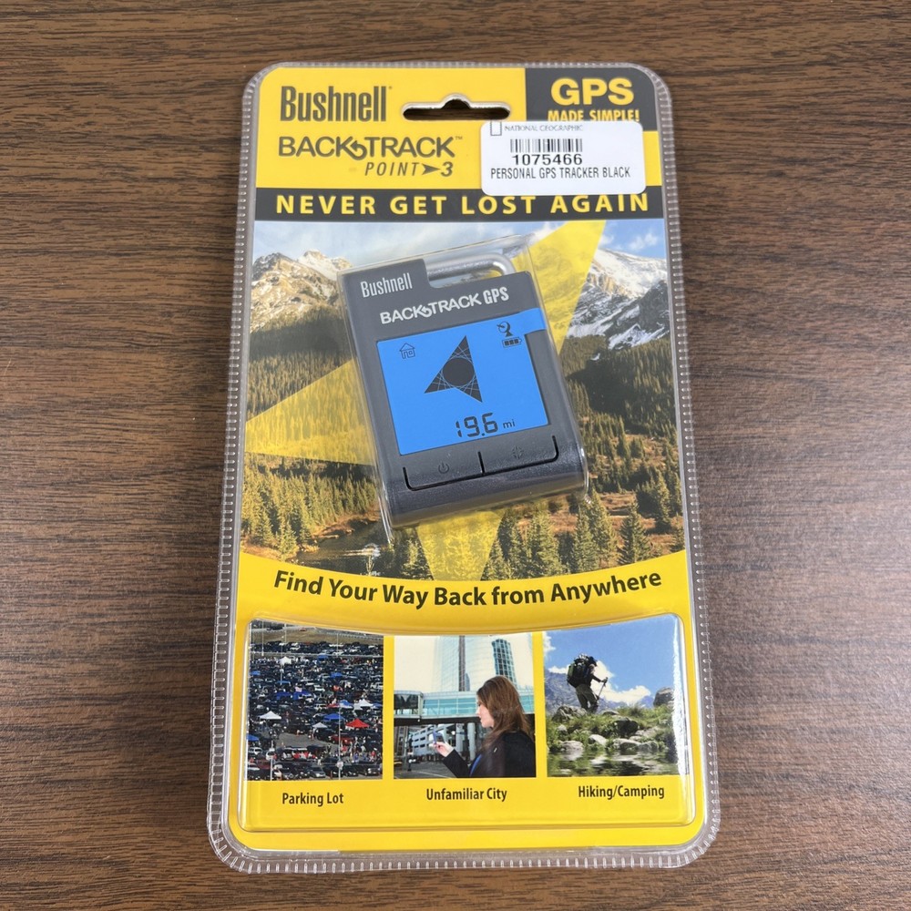 Bushnell PORTABLE 2.25″ x 3″ Backtrack Point-3 Handheld GPS MODEL 360100 SEALED