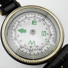 Vintage Engineer Compass Pocket Directional Military Hiking Camping