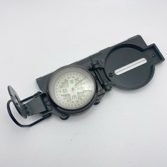 US Military Hunter Green Lensatic Compass – Working