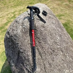 Aluminum Alloy Trekking Pole Anti Shock Adjustable Hiking Walking Stick 1PC
