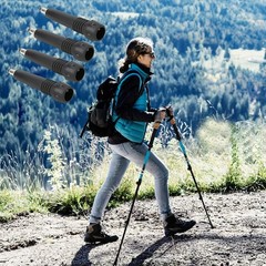 4 PCS Trekking Pole Universal Carbide Tip Carbon Tungsten Steel Hiking Stick