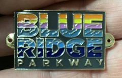 letters Blue Ridge Parkway Hiking Staff Stick Medallion NEW