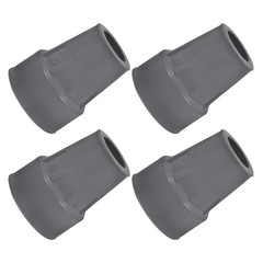 4Pcs Durable Rubber Anti Slip Crutch Tips Replacement for 22Mm Walking Canes