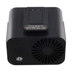 Waist Fan Portable Flashlight Digital Display and 4 Speed Adjustable Wind