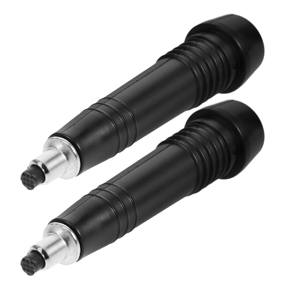 2 Pcs Replacement Carbon Steel Hiking Pole Tips Walking Cane Metal Tips