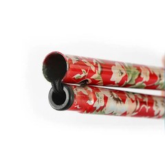 Folding Walking Cane Adjustable 32-37″ Purple Floral Aluminum Lightweight Stick