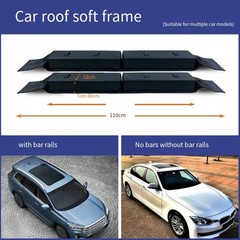 For kayak Rack Pads Soft Roof Rack Set for For car with Straps and Storage Bag
