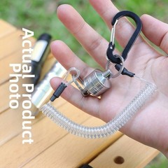 Retractable Fishing Lure Clip Magnetic Auto Lock Stainless Steel Wire 20-100cm