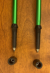 Pair of Adjustable High Trek Trekking Hiking Walking Poles 105cm to 135cm VGUC