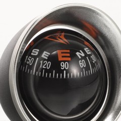 Small Car Dashboard Compass Car Mount Compass Black Compass for Vehicle Boat