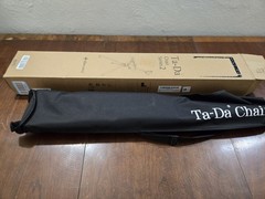 STEP2GOLD Ta-Da Chair Series 2 Portable Trekking Hiking Pole – 34.2″ Red