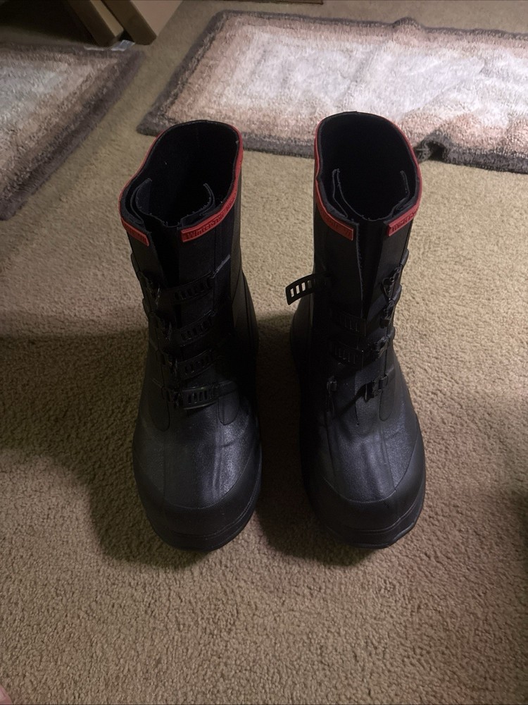 Tingley Winter-Tuff 4450 4-Buckle Ice Traction Overshoe, Mens 10 Black