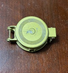 Vintage engineer directional compass, Brass color, Used