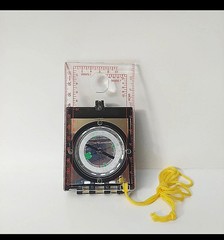 Vintage Tahoe Trails Compass Acrylic Mirror In Cap Lanyard 122×64.5×21.5mm