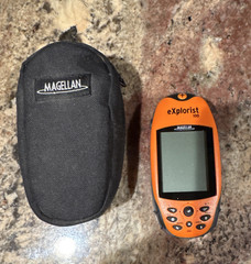 Magellan eXplorist 100 Hiking GPS Receiver Orange/Black w/ Carry Case