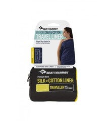 SEA TO SUMMIT SILK / COTTON TRAVEL LINER SLEEPING BAG LINER LIGHT WEIGHT COMPACT