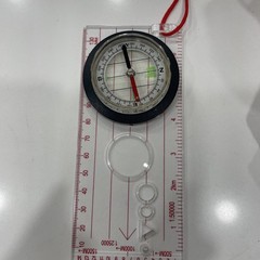 Rothco Deluxe Map Compass – Liquid Filled, Luminous Pointer, Magnifying Glass