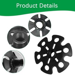 6 Pack Snow Plates for Hiking Poles Universal, Replacement for Snow Shovel T…
