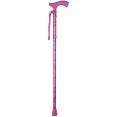 Luxury Folding Walking Stick 32 In. to 37 In. with Water Resistant Bag, Wrist St
