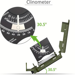 Survival Compass with Inclinometer & Carrying Bag ic Navigation for Hiking gift