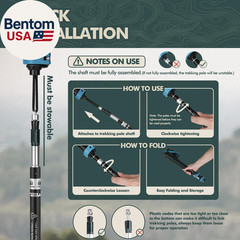 Hiking Sticks,2Pc Trekking Poles Collapsible Hiking Poles,Lightweight Folding Ad