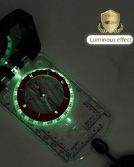 Orienteering Map Compass -Sighting Mirror Compass with Adjustable Declination…
