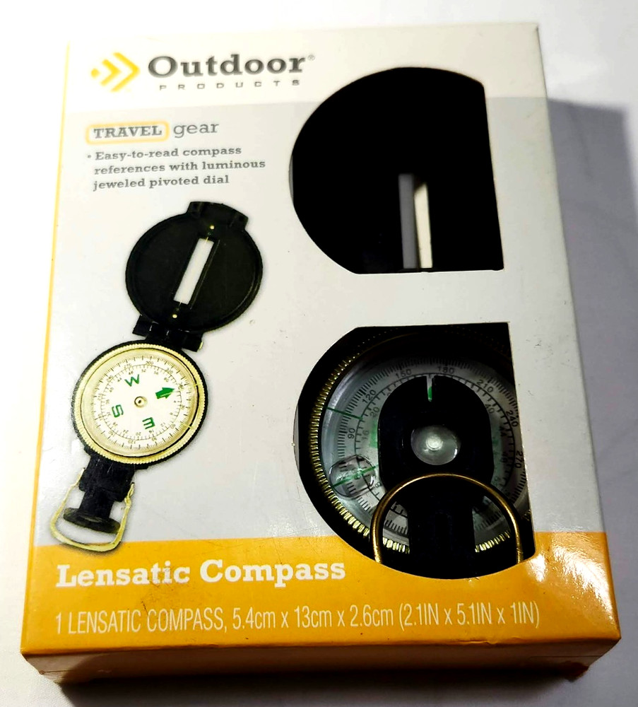 Compass Outdoor Products Travel Gear Lensatic Hunting Camping Hiking Fishing