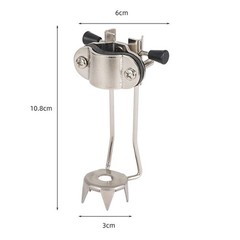 Cane Attachment Ice Grip with Steel Prongs for Snow Hiking and Outdoor Use