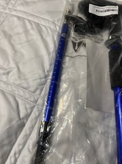 Windmen Trekking Walking Hiking Sticks Anti-shock Adjustable Pole Blue Extends