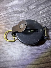 Vintage Military Style Lensatic Marching Sighting Compass Metal Japan