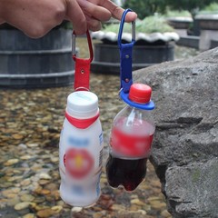 4Pcs Portable Water Bottle Buckle Clip Assorted Colors for Backpack and Bike