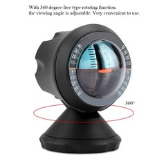 Black Car Clinometer Car Inclinometer Trucks For Cars JY