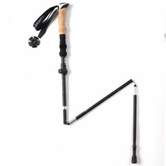 5 Section Collapsible Trekking Poles Walking Sticks Wading Staff Hiking Climbing