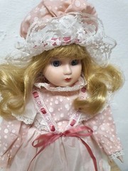 Artist doll porcelain doll 38 cm collector rarity Vintage