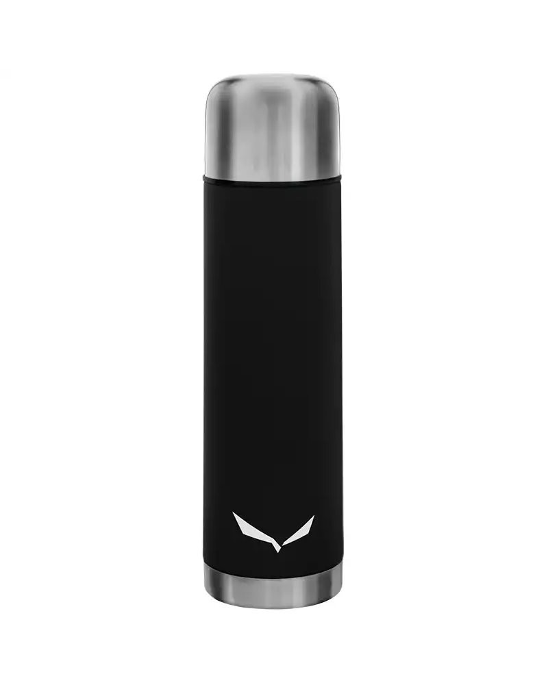 Salewa Rienz 1 Liter Stainless Steel Thermal Canister, Black