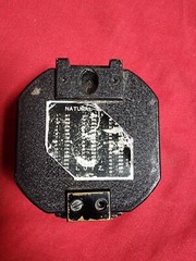 Military M2 Compass Black with Leather Carrying Case USED