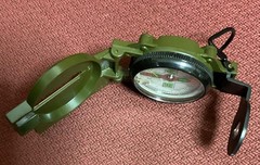 US Military Style Hunter Green Lensatic Compass – New