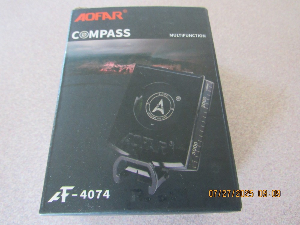 AOFAR Compass AF-4074 Sighting OutdoorCamping Hiking Survival Marching
